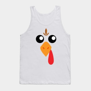 Turkey Face thanksgiving family matching awesome celebrate Tank Top